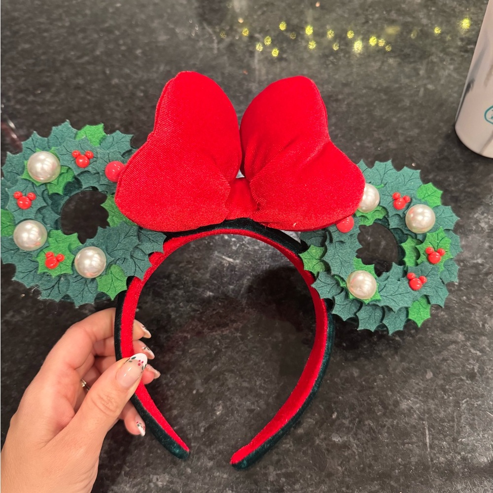 Christmas Mickey Ears Headband